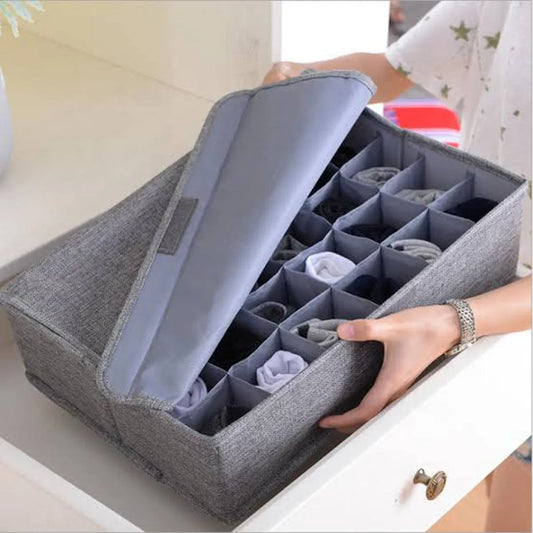 24 Pocket Socks Organizer Box