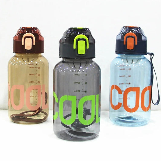 Cool Transparent Water Bottle And Sipper